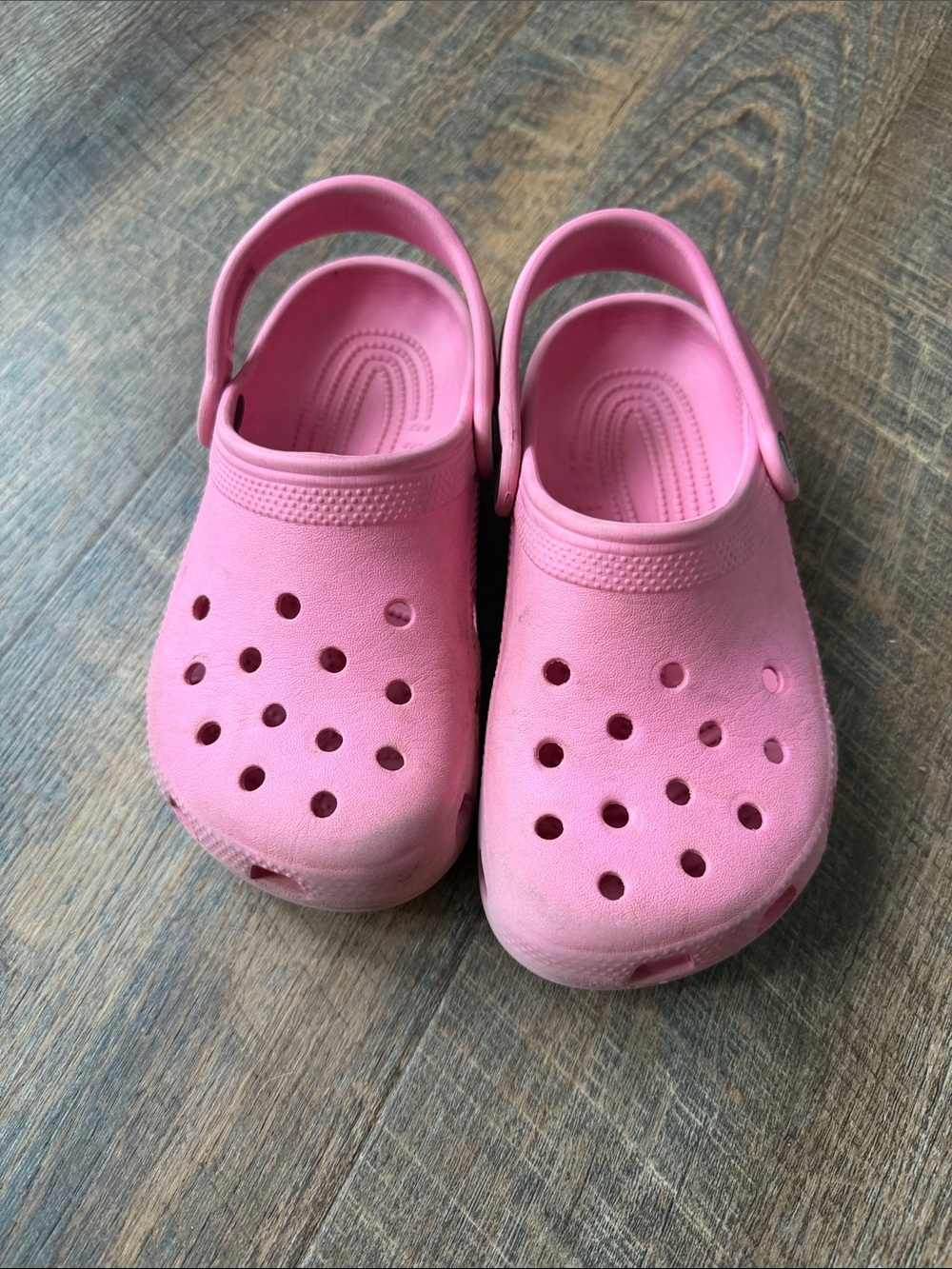 CROCS Kids Bubblegum Pink Classic Clog Sandals